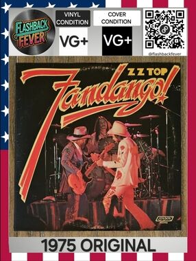 ZZ TOP•Fandango!•1975 US Stereo•(#PS 656)•Terre Haute Pressing